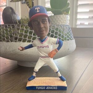 Fergie Jenkins Rangers bobble head